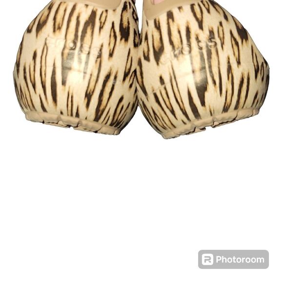 Crocs Kadee leopard print ballet flats size 6 - Picture 3 of 5